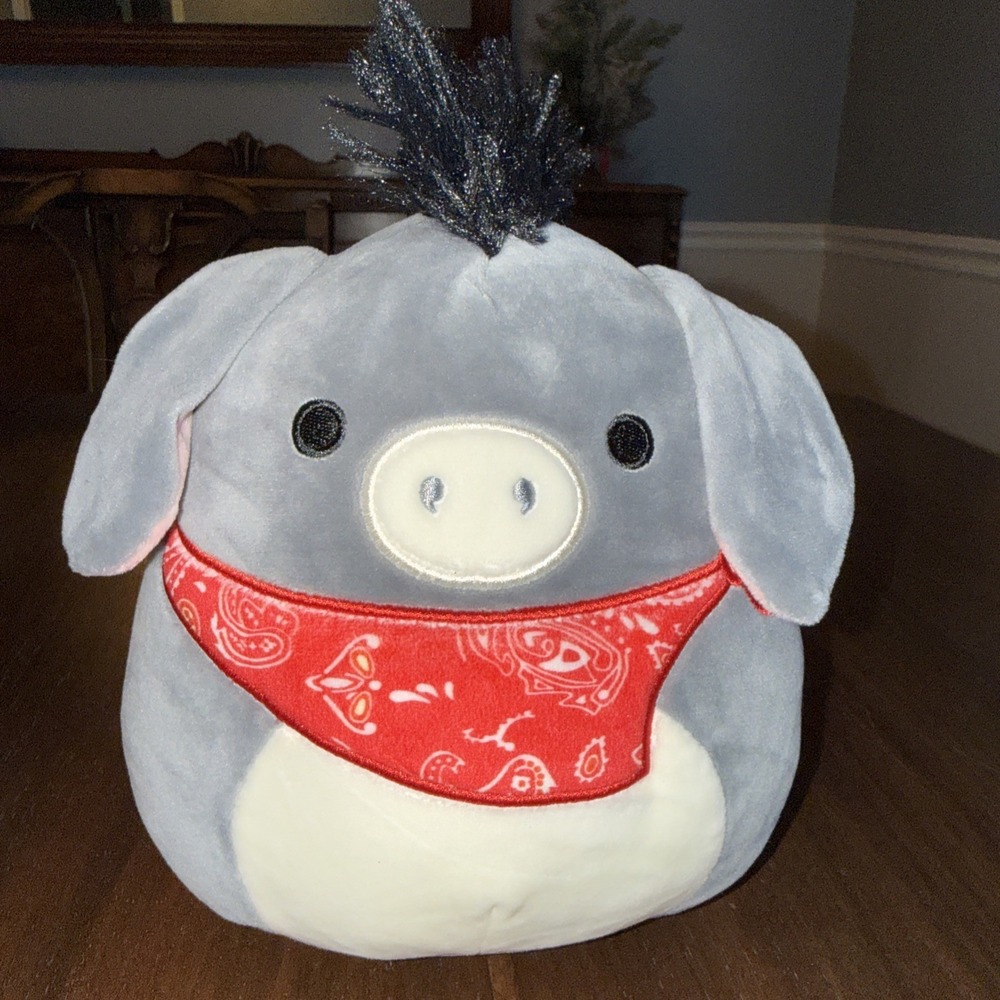 Squishmallows 8" Farm Squad Stuffed Animal Plush Toy (Jason Donkey)